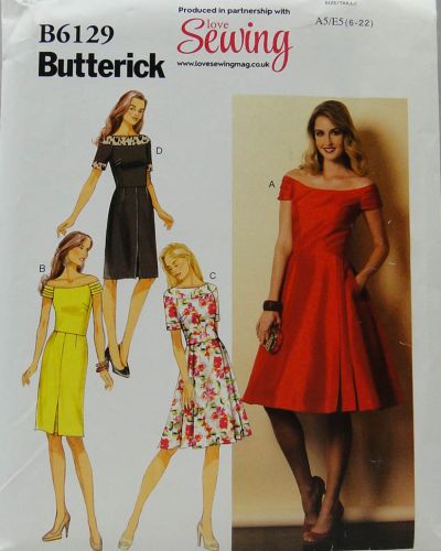Butterick B6129 Petite Dresses