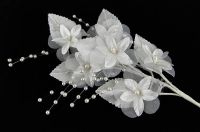 French Flower - Floral Spray Bridal Trim 010