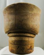 Millinery - Wooden Hat Block, 5 Part Puzzle Block HB062