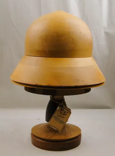 Millinery - Wooden Hat Block 3 in 1 Cloche with Stand 117