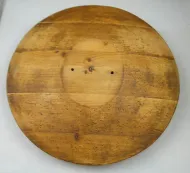 Millinery - Wooden Hat Cartwheel Brim Block with Stand 119