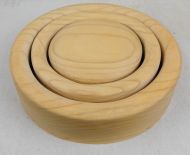 Millinery - Wooden Hat Block and Ring Set, Fascinator 162