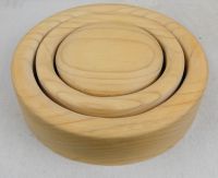 Millinery - Wooden Hat Block and Ring Set, Fascinator 162