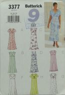 Butterick 3377 9 Sew Easy Misses Petite Dress