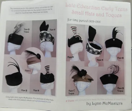 Late Edwardian Early Teens Small Hats and Toques