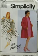 Simplicity 7260 New Directions Dress and Unlined Coat