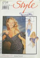 Style 1738 Misses Fitted Tops