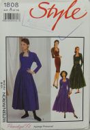 Style 1808 Misses Lined Evening Dresses